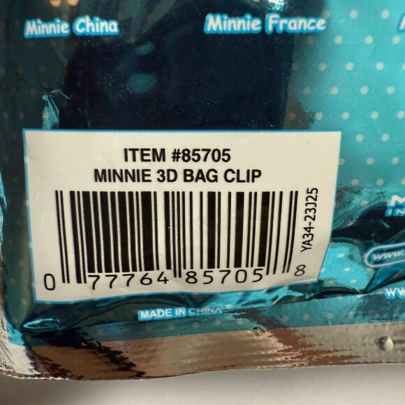 Minnie Mouse Figure Bag Clips - Picture 9 of 9
